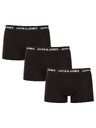 Jack & Jones Komplet treh črnih boksaric Jack & Jones Anthony