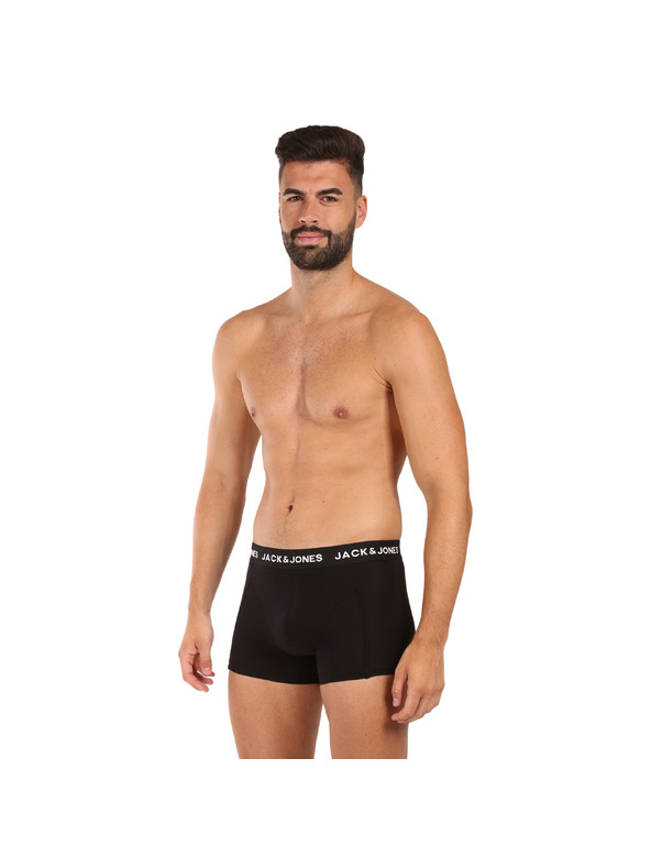 Jack & Jones Komplet treh črnih boksaric Jack & Jones Anthony