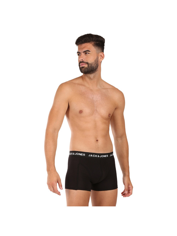 Jack & Jones Komplet treh črnih boksaric Jack & Jones Anthony