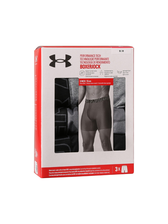 Under Armour Moške boksarice Under Armour M UA Perf Tech Nov 6in - 3pk