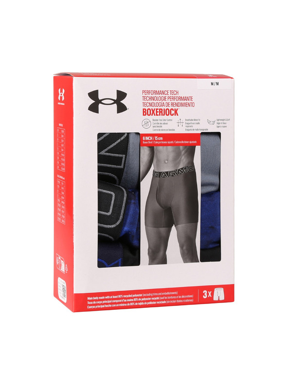 Under Armour Moške boksarice Under Armour M UA Perf Tech Nov 6in - 3pk