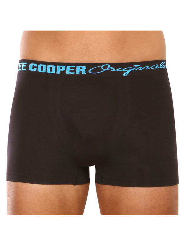 Lee Cooper Komplet petih parov moških črnih boksaric Lee Cooper