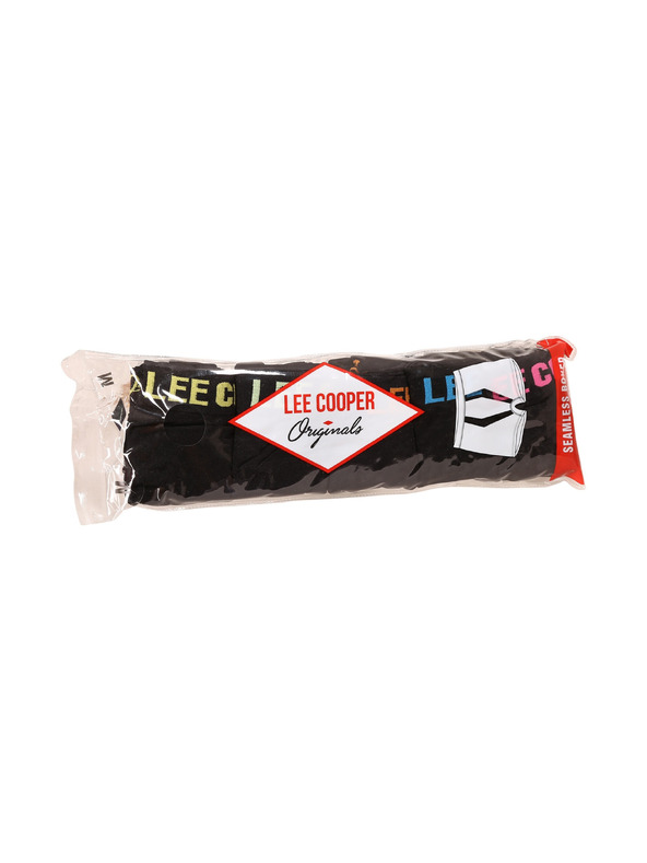 Lee Cooper Komplet petih parov moških črnih boksaric Lee Cooper