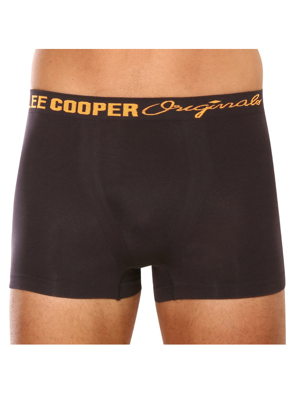 Lee Cooper Komplet petih parov moških črnih boksaric Lee Cooper
