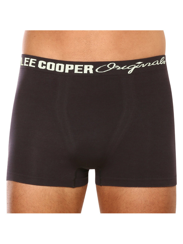 Lee Cooper Komplet petih parov moških črnih boksaric Lee Cooper