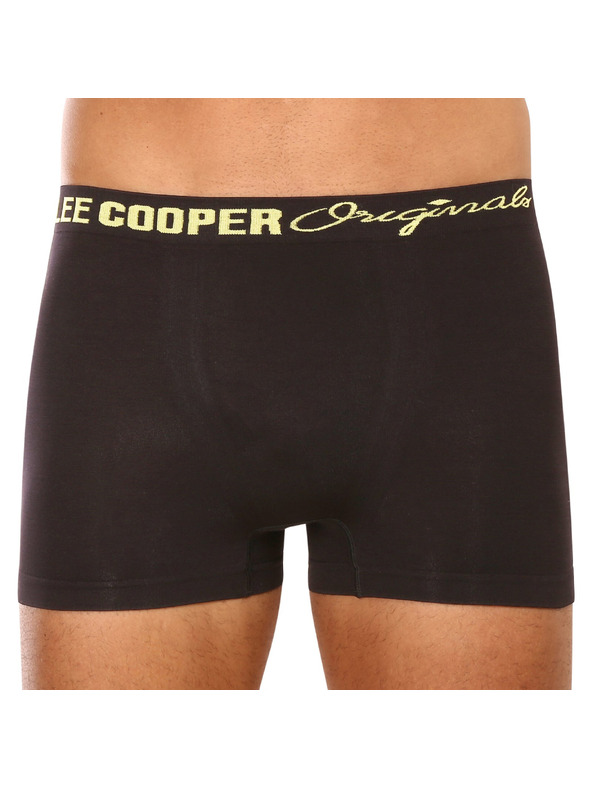 Lee Cooper Komplet petih parov moških črnih boksaric Lee Cooper