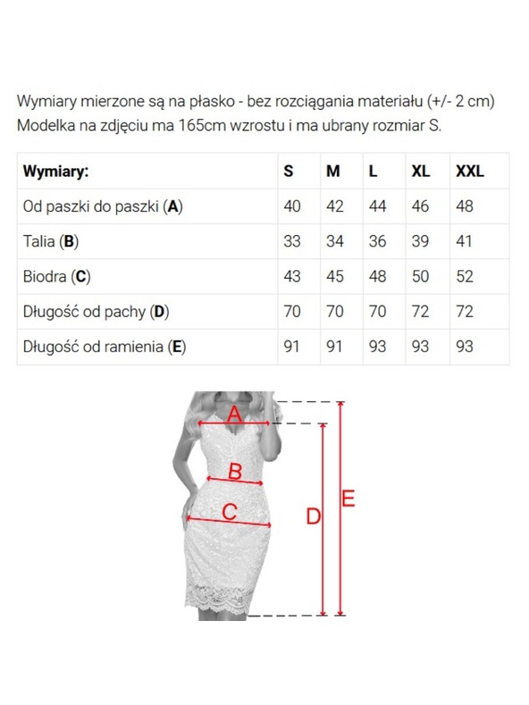 numoco Čipkasta obleka s kratkimi rokavi in izrezom - Numoco