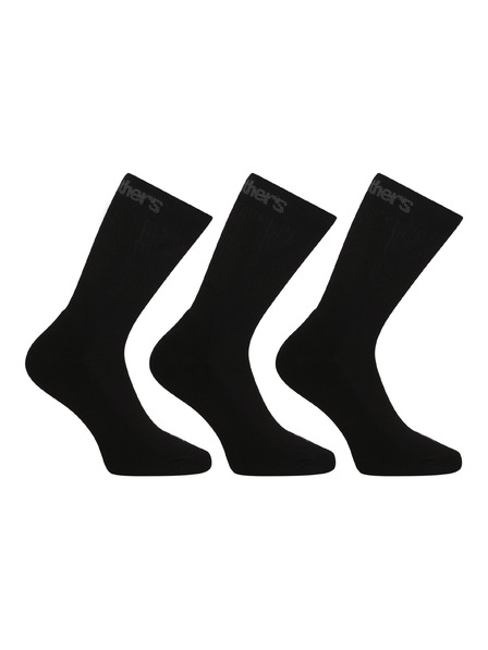 Horsefeathers 3PACK Horsefeathers nogavice črne