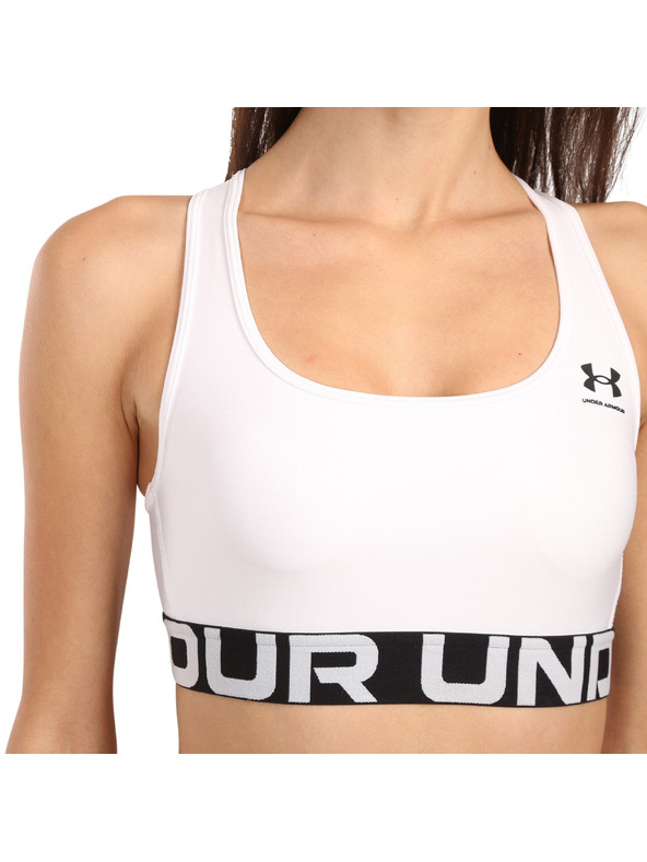 Under Armour Ženski nedrček  Under Armour UA HG Mid Branded-WHT