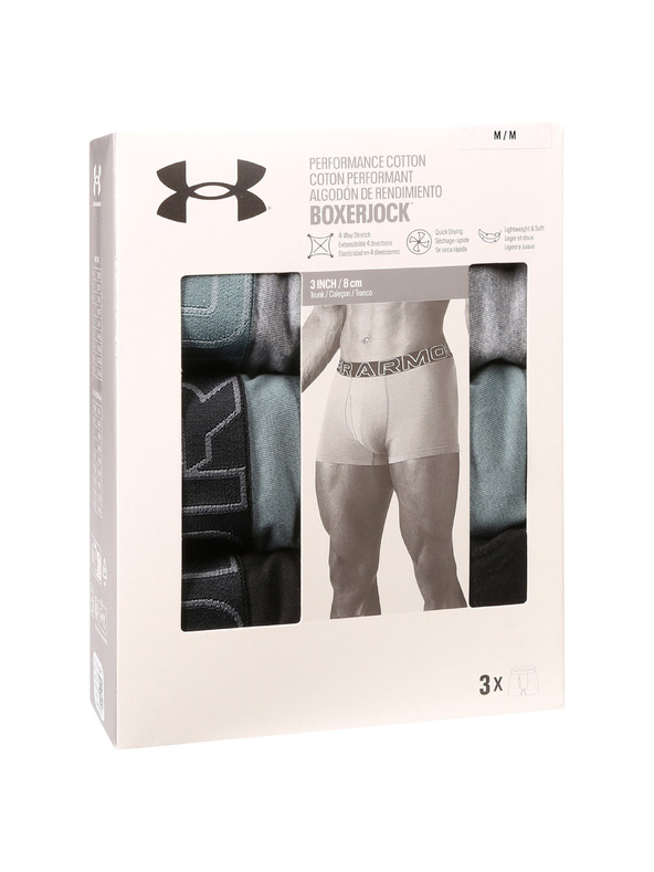 Under Armour Moške bokserice  Under Armour M UA Perf Cotton 3in - 3pk