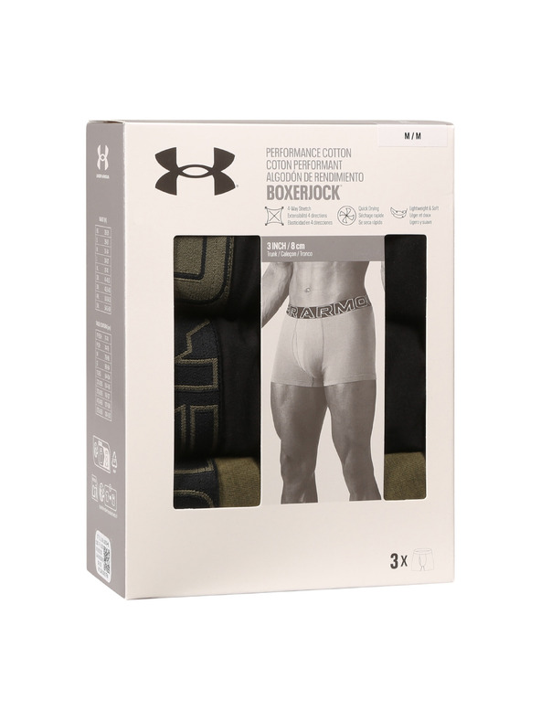 Under Armour Moške bokserice Under Armour M UA Perf Cotton (3pk)