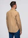 Ombre Clothing Srajca K700 - kava Ombre Clothing