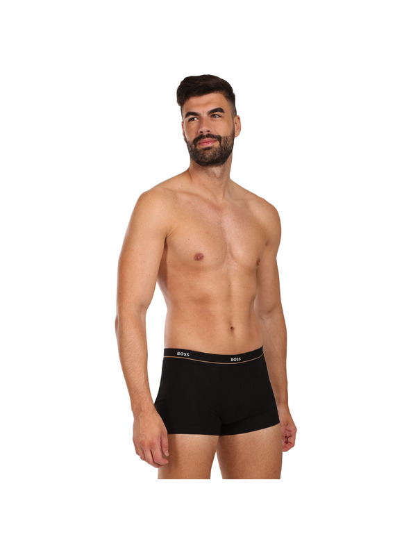 BOSS Set petih - moške boksarice BOSS črne