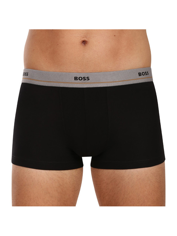 BOSS Set petih - moške boksarice BOSS črne