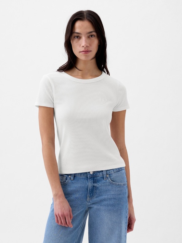 GAP Rebrasta majica z logom GAP