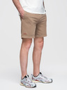 Ombre Clothing Moške bombažne športne hlače BASIC brown Ombre Oblačila