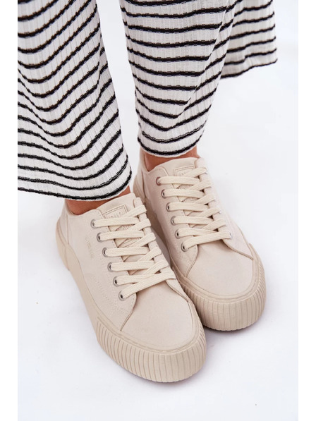 BIG STAR SHOES Ženske platnen superge Big Star – bež