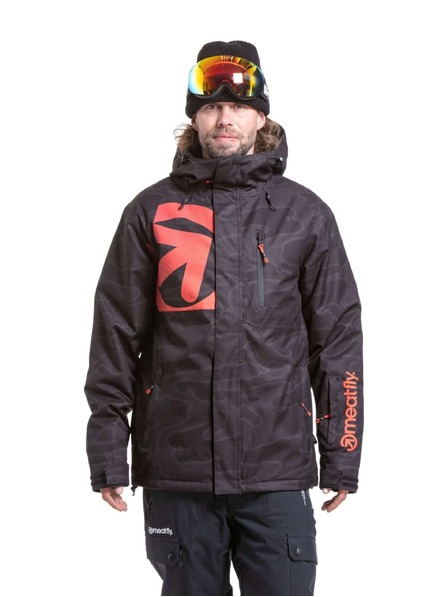 Meatfly Meatfly moški SNB & SKI jakna Shader Morph Black