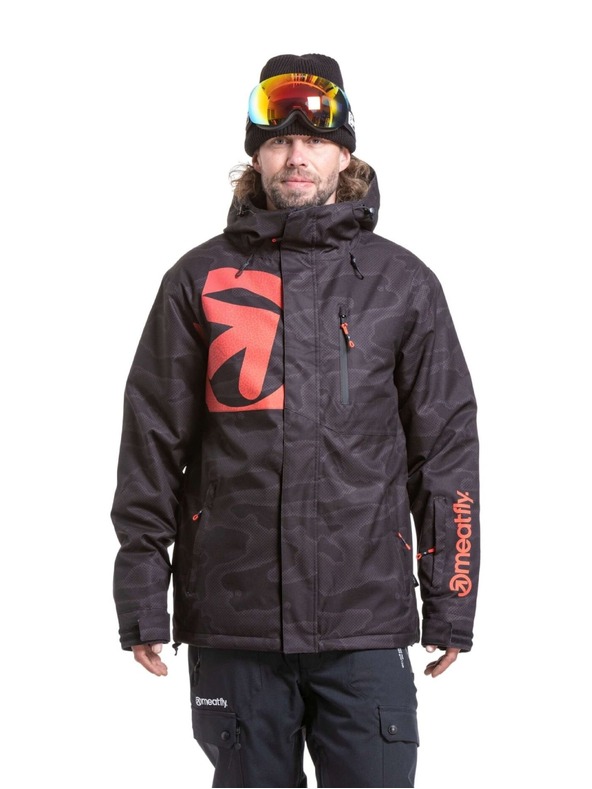 Meatfly Meatfly moški SNB & SKI jakna Shader Morph Black