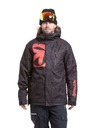 Meatfly Meatfly moški SNB & SKI jakna Shader Morph Black