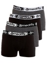 Meatfly Meatfly moške boksarice Balboa Boxershorts Four Pack Black/Grey Heather