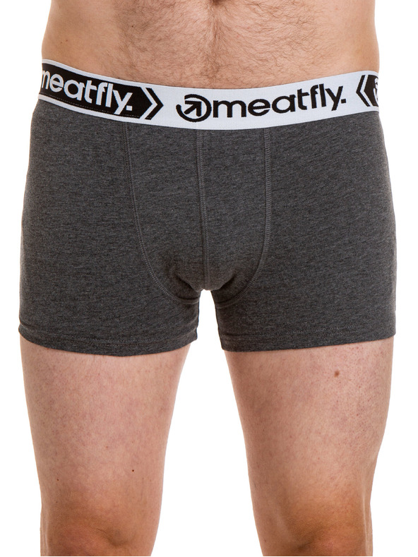 Meatfly Meatfly moške boksarice Balboa Boxershorts Four Pack Black/Grey Heather