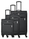 Travelite Set potovalnih kovčkov Travelite Priego S,M,L Anthracite