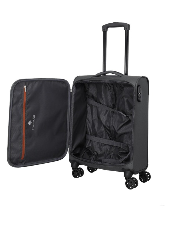 Travelite Set potovalnih kovčkov Travelite Priego S,M,L Anthracite