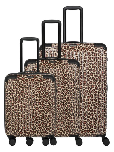 Travelite Set potovalnih kovčkov Travelite Cruise S,M,L Leopard