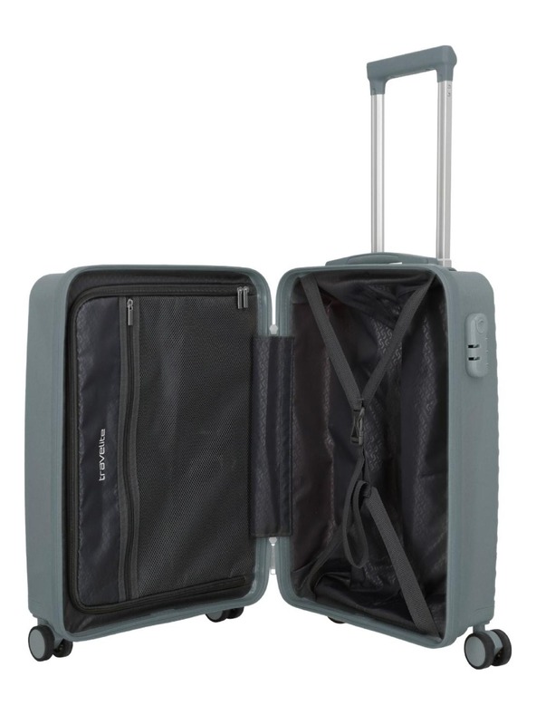 Travelite Set potovalnih kovčkov Travelite Pacific S,M,L Anthracite