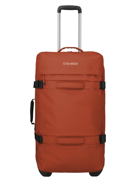 Travelite Potovalna torba Travelite Bolonia na kolesih Duffle L Oranžna