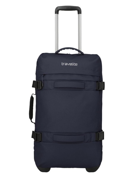 Travelite Potovalna torba Travelite Bolonia na kolesih Duffle M Temno modra