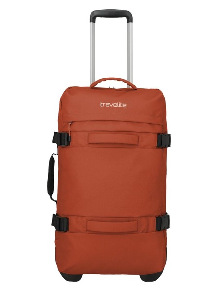 Travelite Potovalna torba Travelite Bolonia na kolesih Duffle M Oranžna