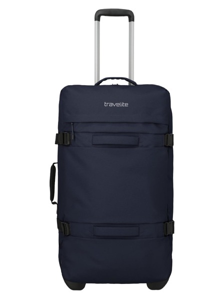 Travelite Potovalna torba Travelite Bolonia na kolesih Duffle L Temno modra
