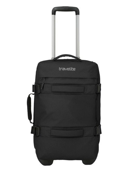 Travelite Travelite Bolonia na kolesih Duffle S Črna
