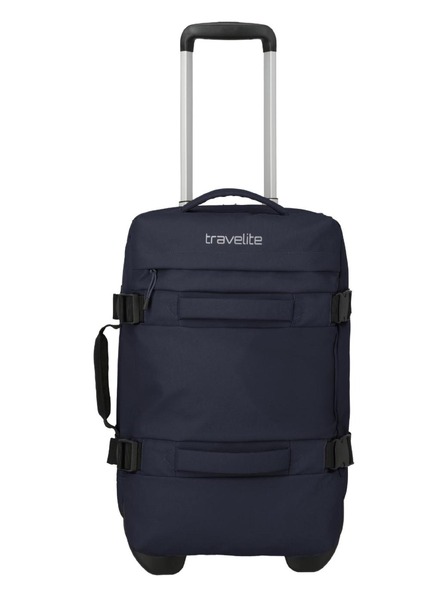 Travelite Travelite Bolonia na kolesih Duffle S Temno modra