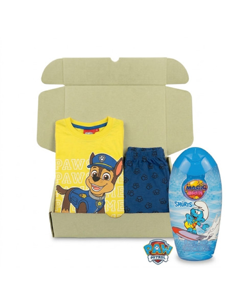 Trenýrkárna Dečkova darilna garnitura pižama Paw Patrol in tuširni gel Smetaki