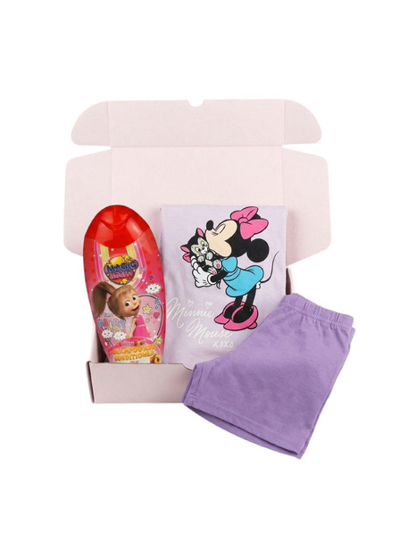 Trenýrkárna Deklenska darilna garnitura pižama Minnie in šampon Maša in medved