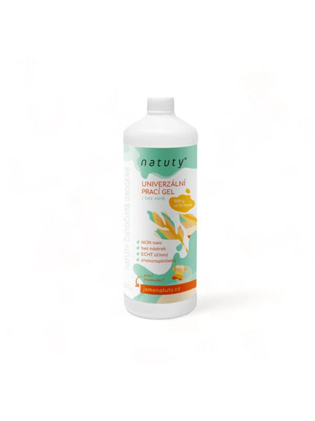 Natuty Pralni gel Natuty univerzalni brez vonje 1000 ml