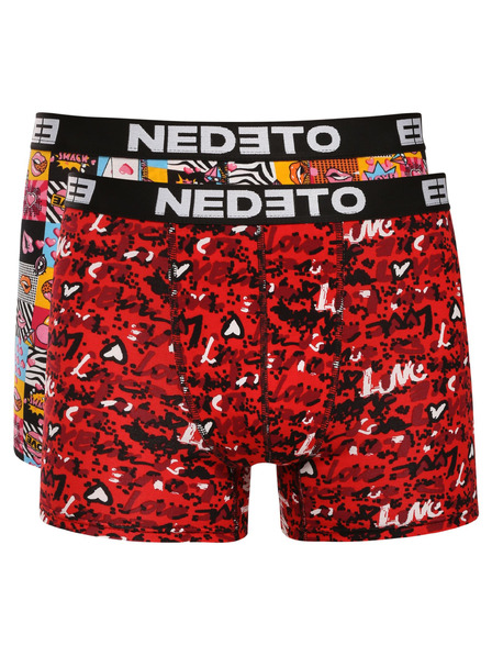 Nedeto Komplet dveh - moške boksarice Nedeto večbarvne