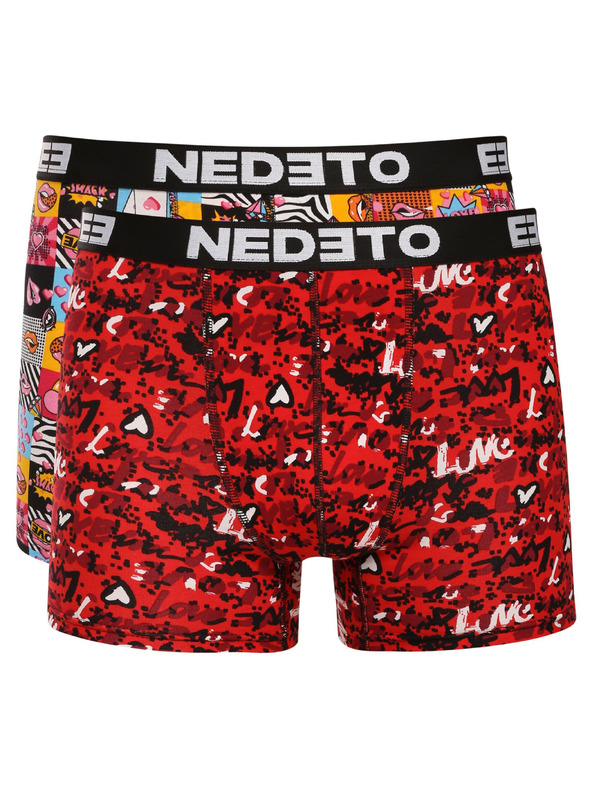 Nedeto Komplet dveh - moške boksarice Nedeto večbarvne