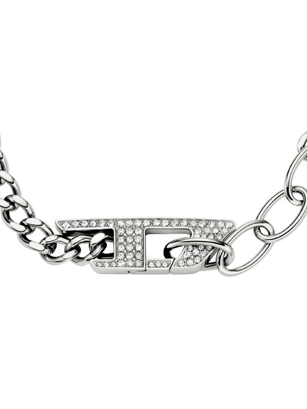 Diesel Unisex jeklena zapestnica Diesel D Logo DX1627040