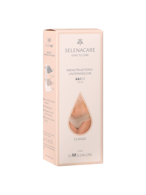 Selena Menstruacijske hlačke Selenacare Classic Nude