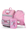 BAAGL  BAAGL SET 3 Zippy Plus Hello Kitty Sweet Leopard: torba, penal, vrečka GRS