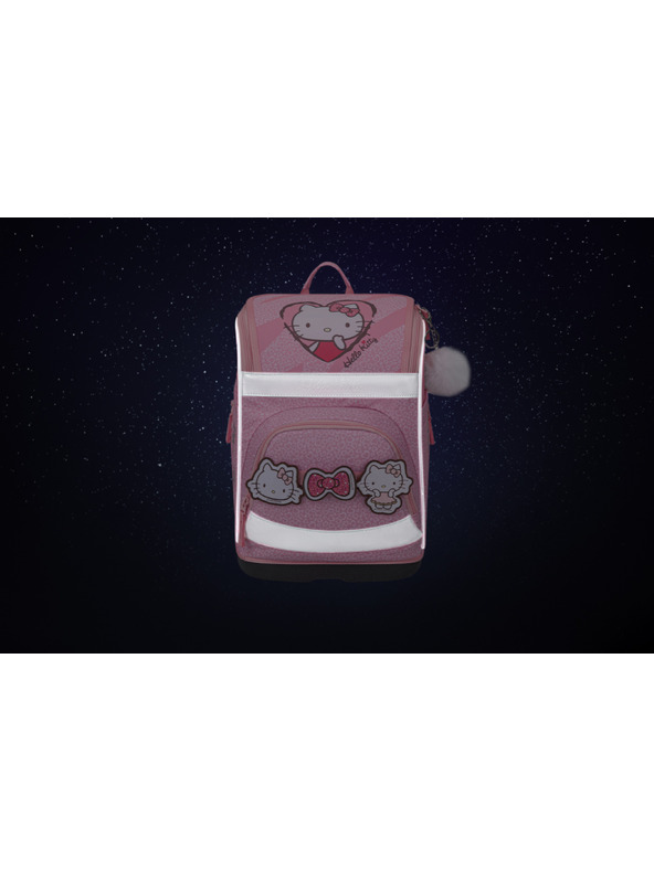 BAAGL  BAAGL SET 3 Zippy Plus Hello Kitty Sweet Leopard: torba, penal, vrečka GRS