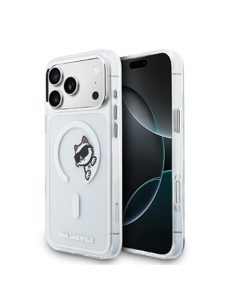 Karl Lagerfeld Karl Lagerfeld IML Choupette Peekaboo MagSafe Zadnji ovoj za iPhone 17 Pro Max Transparent