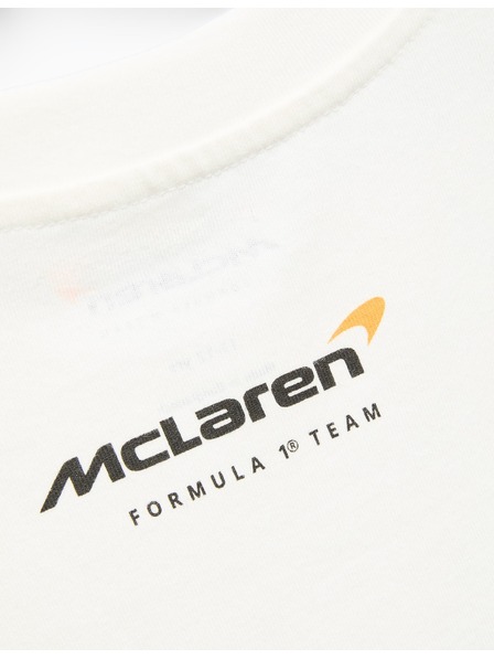 Marks & Spencer Majica iz čiste bombaže z grafičnim motivom McLaren™ (2–16 let) Marks & Spencer bela