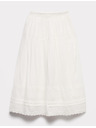 Marks & Spencer Maxi krilo iz čiste bombaže s šivi (6–16 let) Marks & Spencer kremasta