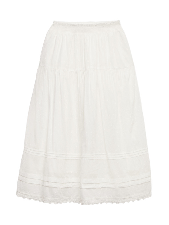 Marks & Spencer Maxi krilo iz čiste bombaže s šivi (6–16 let) Marks & Spencer kremasta
