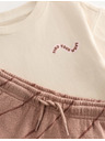 Marks & Spencer Dvodelni komplet s grafiko, iz čiste bombaže (2–8 let) Marks & Spencer rjava